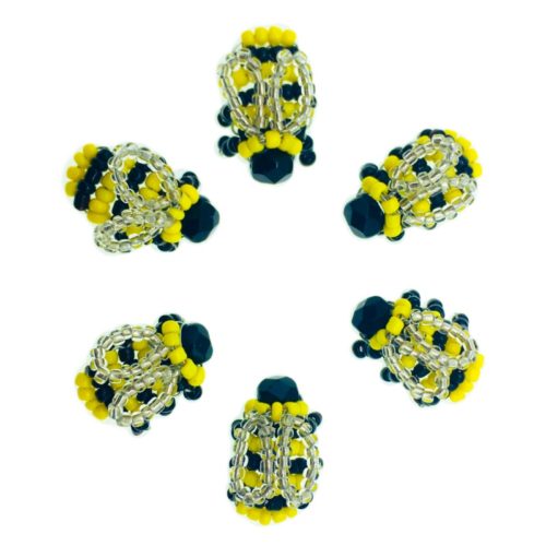 Handmade Beaded Bumble Bee - Flower Of Bees