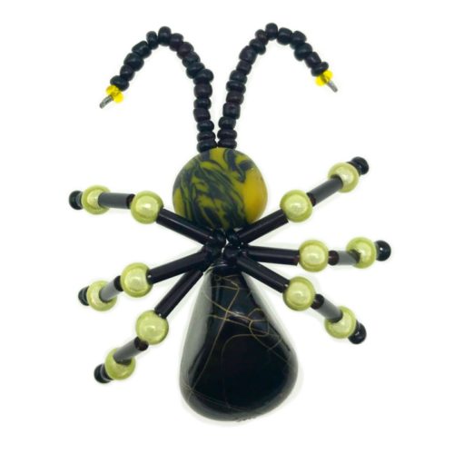 Handmade Beaded Beetles- Yellow and Black